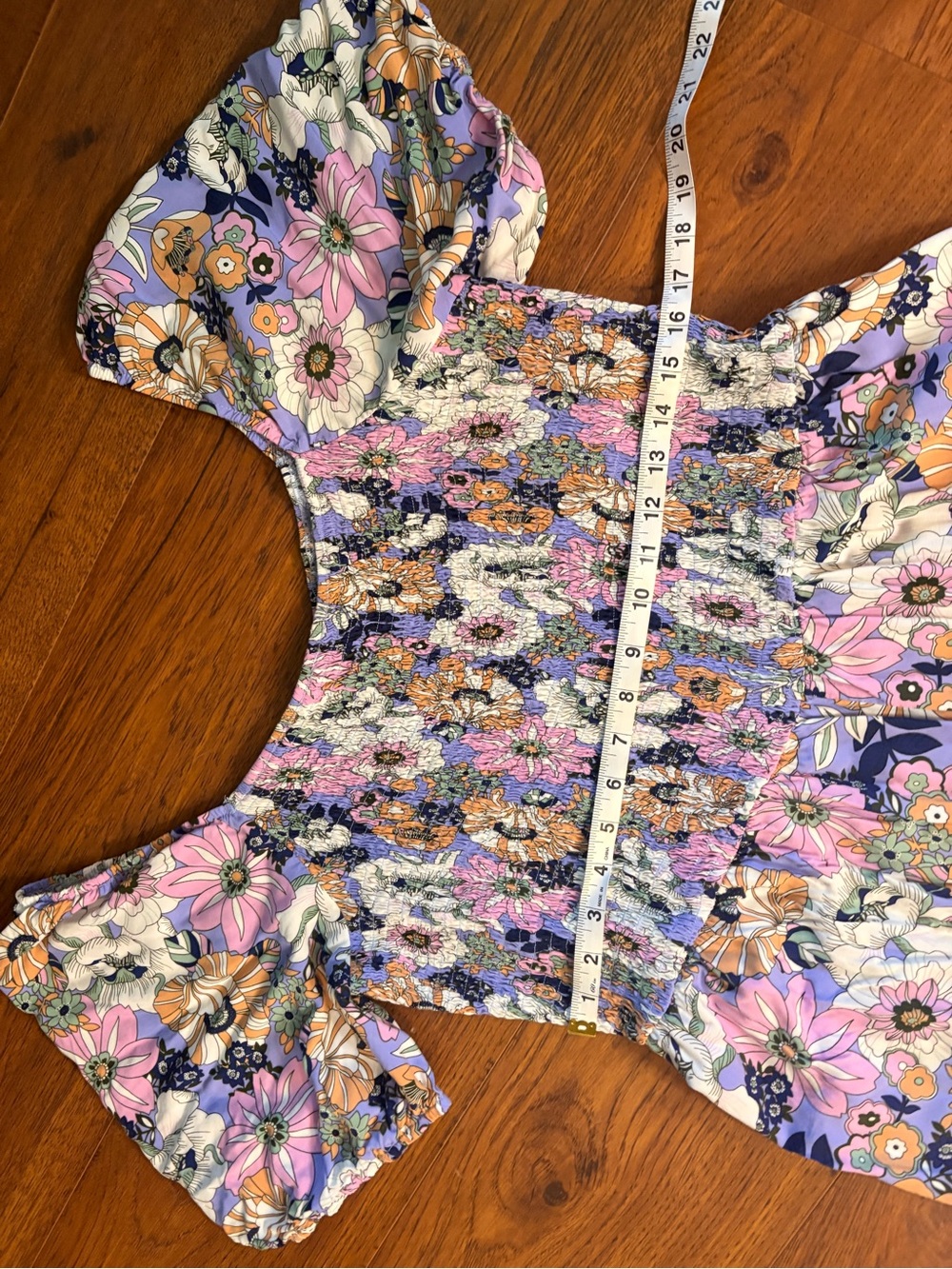 Dokotoo Floral square neckline stretch waistband Wide Leg Jumpsuit - Picture 2 of 7